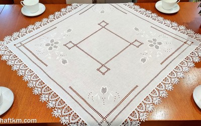 Ekskluzywna serweta  " Kwiaty toledo "