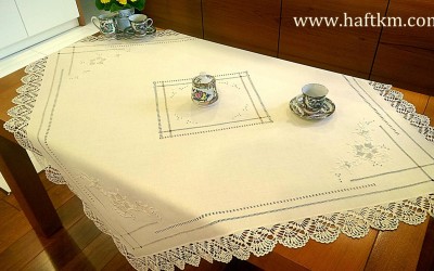 Ekskluzywny obrus " Róża makowska "