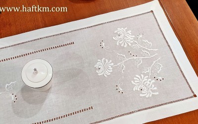 Piękny bieżnik  "Chryzantema"