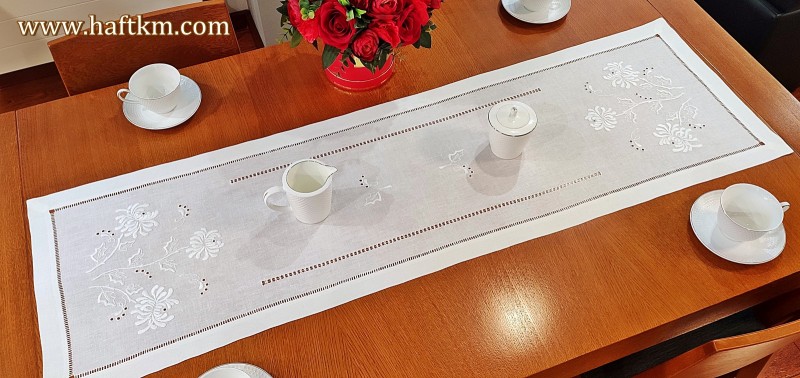 Piękny bieżnik  "Chryzantema"