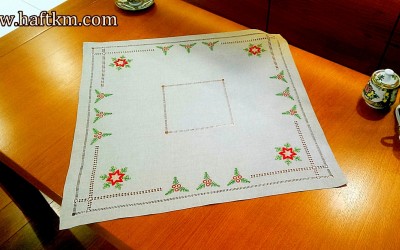 Piękna serweta  " Gwiazdki świąteczne "