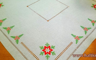 Piękna serweta  " Gwiazdki świąteczne "