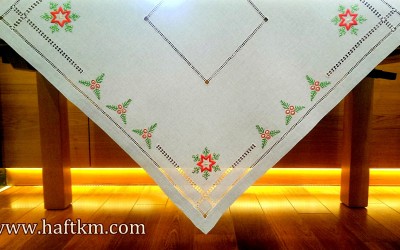 Piękna serweta  " Gwiazdki świąteczne "