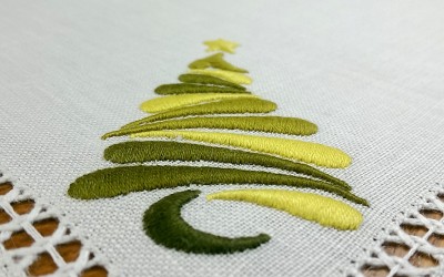 Ekskluzywne serwetki obiadowe " Choinka świąteczna " 