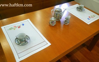 Piękna podkładka obiadowa " Polne kwiaty "