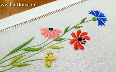 Piękna podkładka obiadowa " Polne kwiaty "