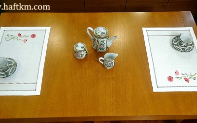 Piękna podkładka obiadowa " Kolorowe margaretki "