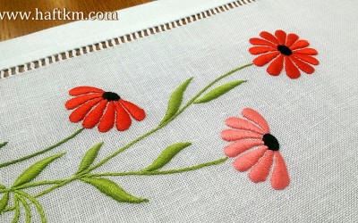 Piękna podkładka obiadowa " Kolorowe margaretki "