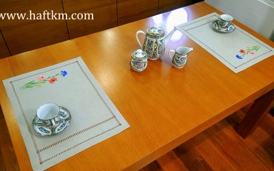 Śliczna podkładka obiadowa " Polne kwiaty "