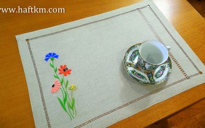 Śliczna podkładka obiadowa " Polne kwiaty "