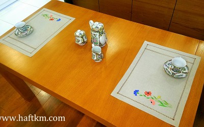 Śliczna podkładka obiadowa " Polne kwiaty "