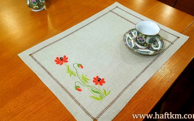 Śliczna podkładka obiadowa     " Piękno górskich kwiatów "