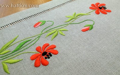 Śliczna podkładka obiadowa     " Piękno górskich kwiatów "