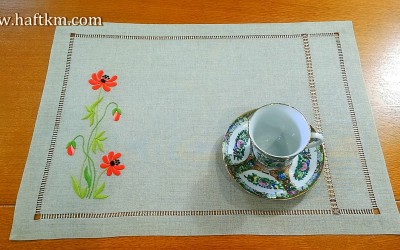 Śliczna podkładka obiadowa     " Piękno górskich kwiatów "