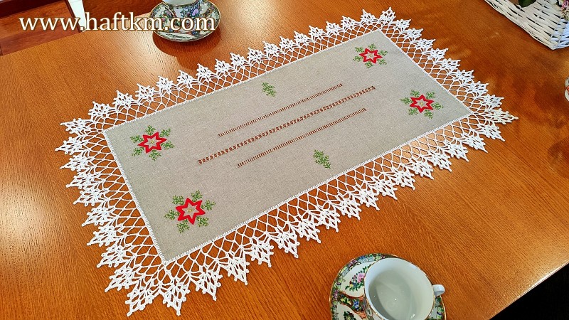 Bieżnik " Świąteczne gwiazdki"