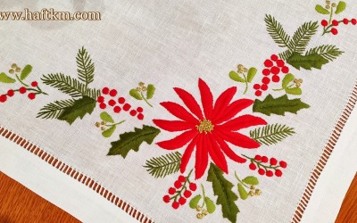 Ekskluzywny bieżnik  świąteczny " Gwiazda Betlejemska"