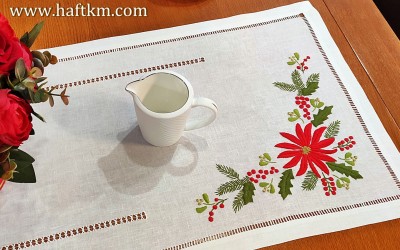 Ekskluzywny bieżnik  świąteczny " Gwiazda Betlejemska"