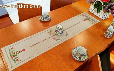 Uroczy bieżnik świąteczny 