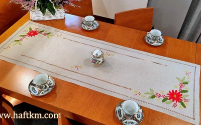 Ekskluzywny bieżnik  świąteczny " Gwiazda Betlejemska"