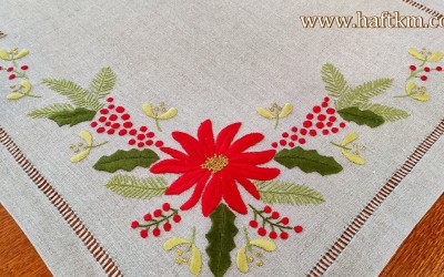 Ekskluzywny bieżnik  świąteczny " Gwiazda Betlejemska"