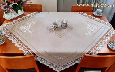 Ekskluzywny obrus " Róża makowska "