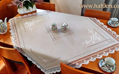 Ekskluzywny obrus " Róża makowska "