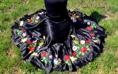 Spódnica - haft cieniowany.