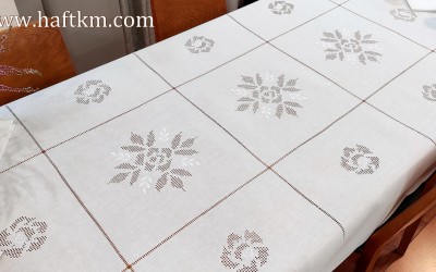 Ekskluzywny obrus  toledo " Róża makowska "