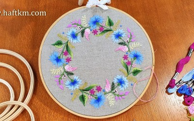 Obraz ręcznie haftowany 