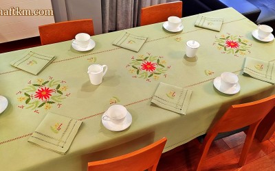  Obrus swiąteczny " Gwiazda Betlejemska"