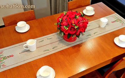 Piękny bieżnik świąteczny 