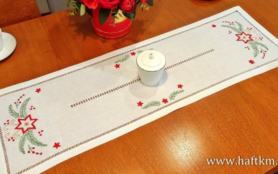 Uroczy bieżnik świąteczny 