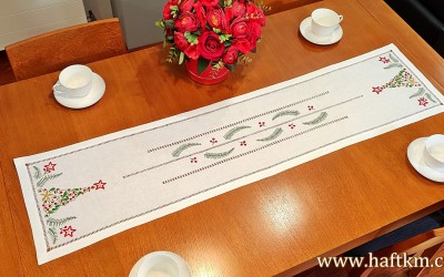 Piekny bieżnik świąteczny 