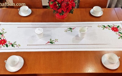 Ekskluzywny bieżnik świąteczny " Gwiazda Betlejemska"