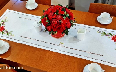 Ekskluzywny bieżnik  świąteczny " Gwiazda Betlejemska"