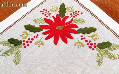 Ekskluzywny bieżnik  świąteczny " Gwiazda Betlejemska"