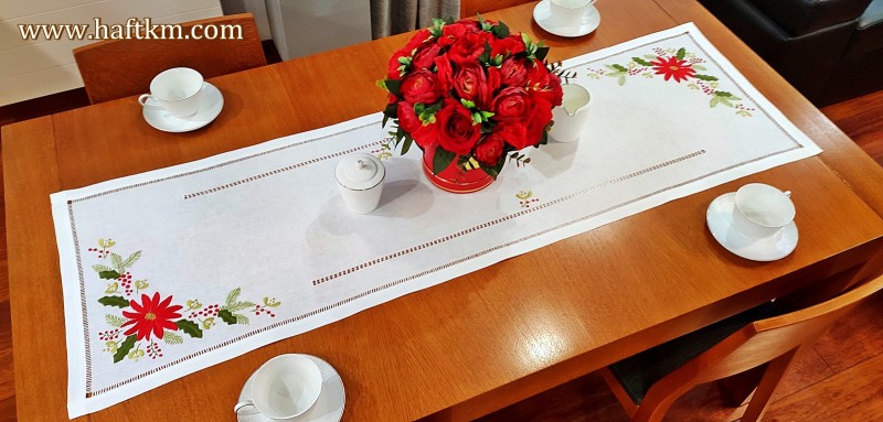 Ekskluzywny bieżnik  świąteczny " Gwiazda Betlejemska"