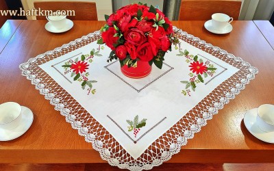 Zachwycająca lniana serweta 