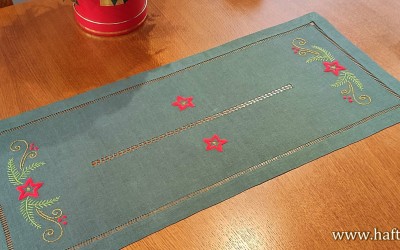 Uroczy bieżnik świąteczny 