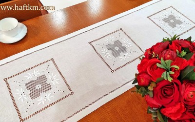 Zjawiskowy bieżnik " Urok haftu toledo "