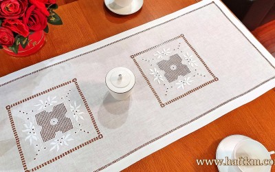 Zjawiskowy bieżnik " Urok haftu toledo "