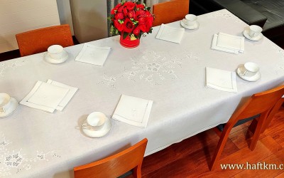 Ekskluzywny obrus " Róża makowska "