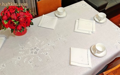 Ekskluzywny obrus " Róża makowska "