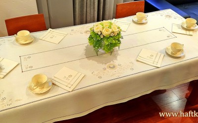 Ekskluzywny obrus  "Jaskra makowska" 