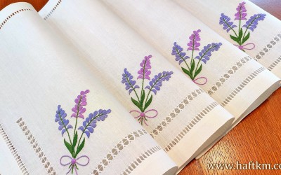 Piękne serwetki obiadowe " Lawenda "