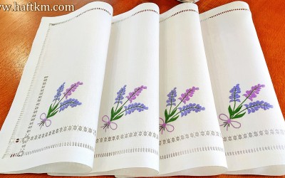 Piękne serwetki obiadowe " Lawenda "