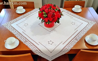 Ręcznie haftowany obrus 