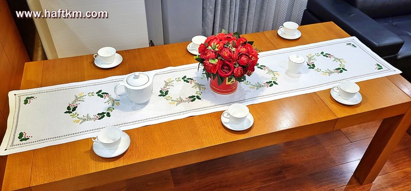 Bieżnik z motywem świątecznym