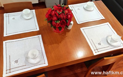 Ekskluzywne serwetki obiadowe " Tulipan " 