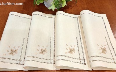 Eleganckie serwetki obiadowe " Różyczki toledo "